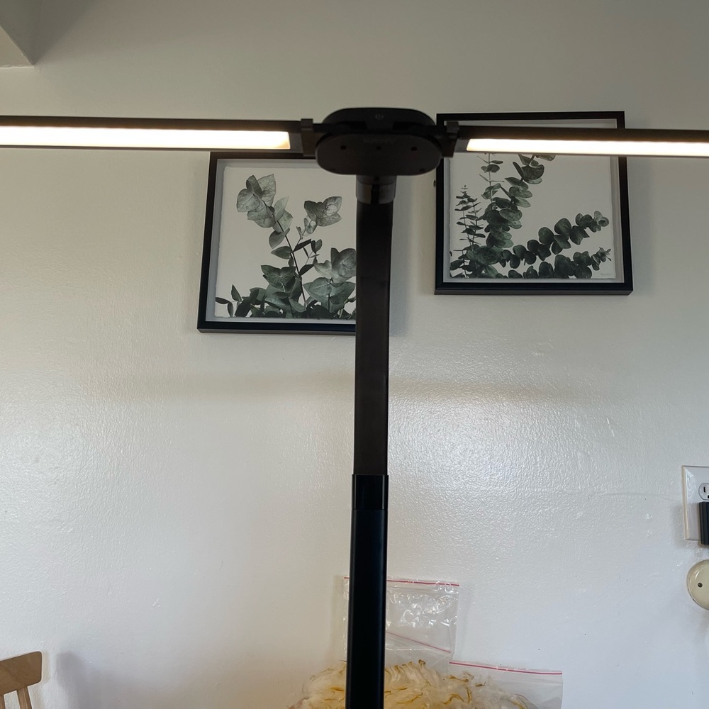 Sleek Black LED Desk Lamp - Picture 2 of 4